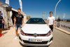 Los jugadores de la UDLP conducen ya sus nuevos Volkswagen.